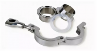 Соединение CLAMP DN 40 в сборе (SMS/OD 1 1/2" / 38,1, сварка/сварка, AISI 304, 08Х18Н10)