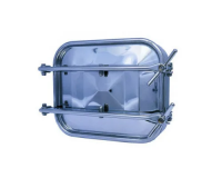 Люк прямоугольный DN 245х312 (горизонтальный, Н 50мм. арт. 382L, 0,5 bar, AISI 304)