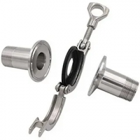 Соединение CLAMP DN 200 в сборе (DIN 8" /DN 219,1, сварка/сварка, AISI 304, 08Х18Н10)