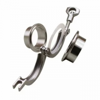 Соединение CLAMP DN 32  в сборе (SMS/OD 1 1/4" / Ду 32 (35), сварка/сварка, AISI316, 08(10)Х17Н13М2)