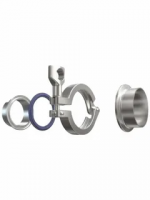 Соединение CLAMP DN 25,4  в сборе (SMS/OD 1" /25,4, AISI316, 08(10)Х17Н13М2)
